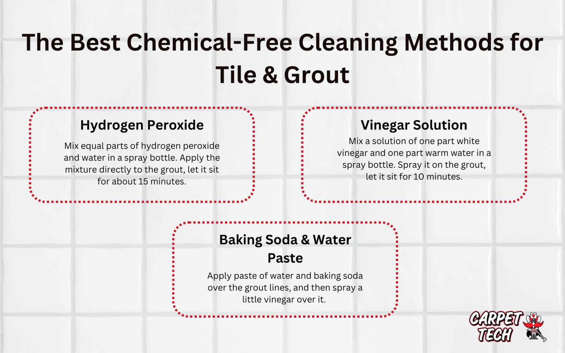 The Best Chemical-Free Cleaning Methods for Tile & Grout