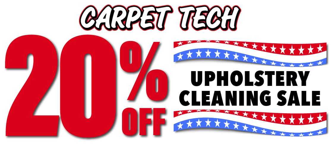 20% Upholstery Cleaning Sale Header Image