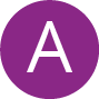 Letter A in a purple circle