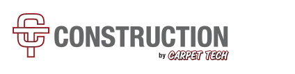 Carpet Tech logo with red CT monogram
